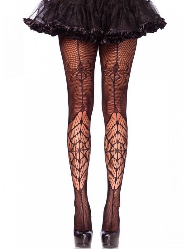 Black Spider Net Pantyhose Blowout Deal