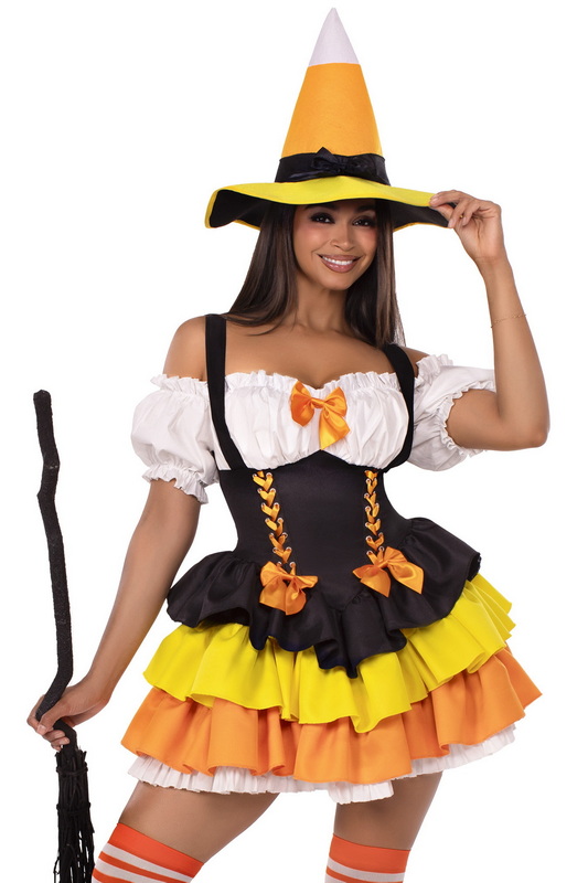 Candy Corn Witch Costume image 1