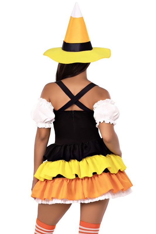 Candy Corn Witch Costume image 7