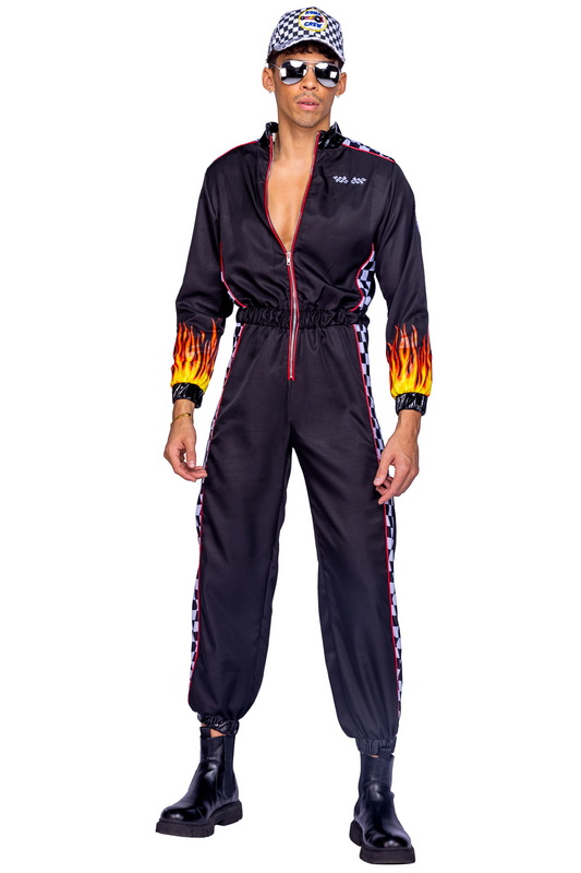 Men's Hunky Race Car Driver Halloween Costume On Sale