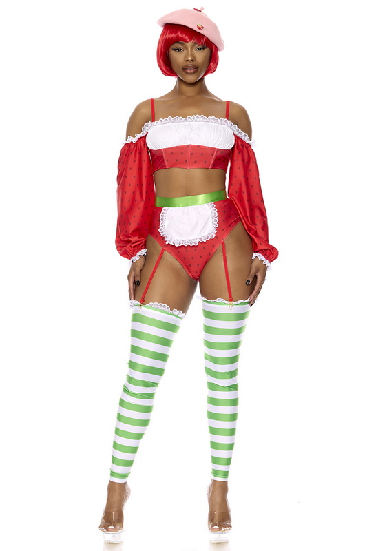 Strawberry Shortie Halloween Costume On Sale image 2