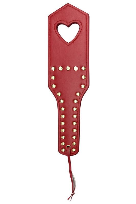 Faux Leather Red Love Spanker