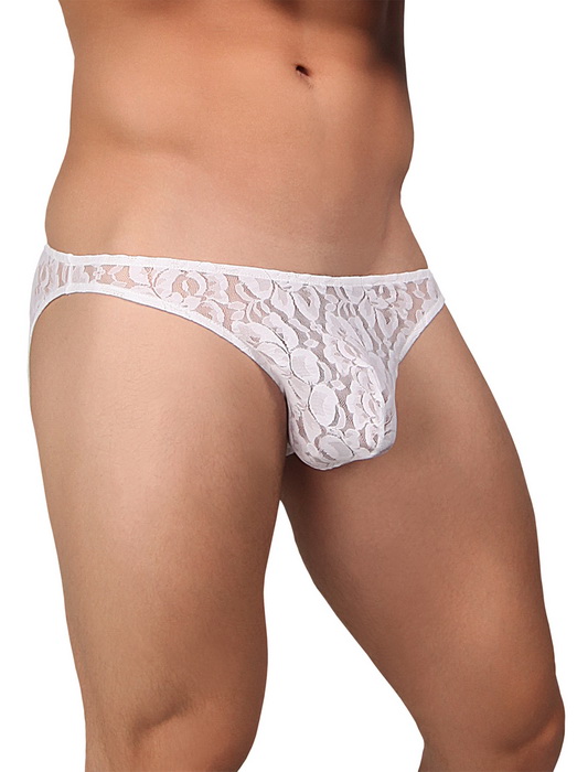 Male Power Stretch Lace Bikini Blowout Deal image 3