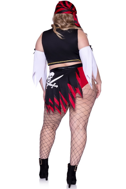 Plus Size Wicked Pirate Wench Halloween Costume Blowout Deal image 2