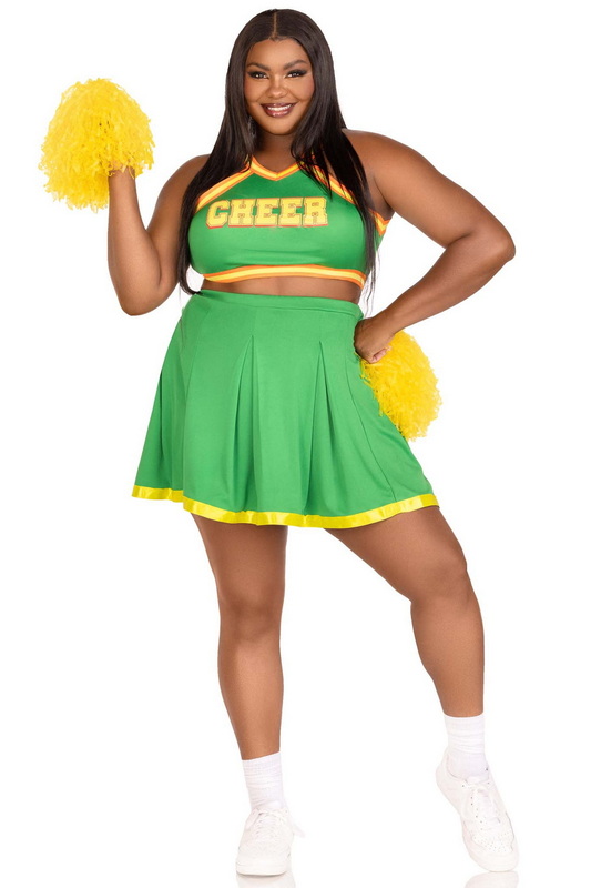 Plus Size Bring It Baddie Cheerleader Halloween Costume Blowout Deal