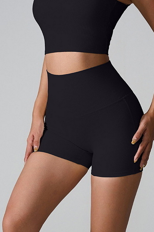 Spice Fit Black Active Shorts Blowout Deal image 1
