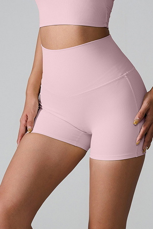 Spice Fit Pink Active Shorts Blowout Deal image 1