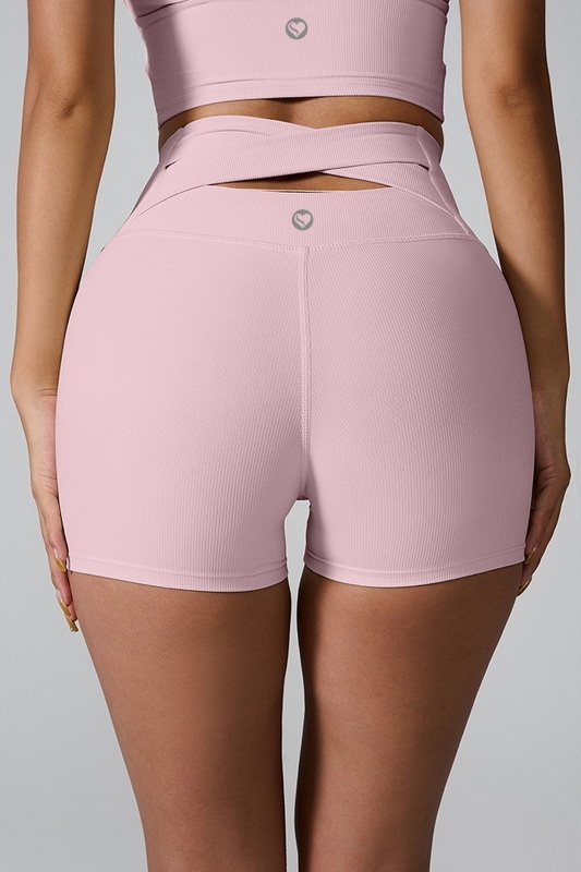 Spice Fit Pink Active Shorts Blowout Deal image 2