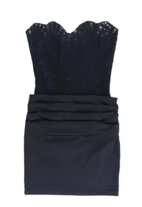 A Night Out Black Corset & Skirt Set image 1