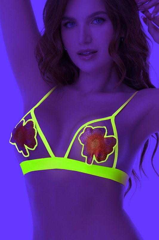 Flirt In Bloom Embroidered Bralette Set image 3