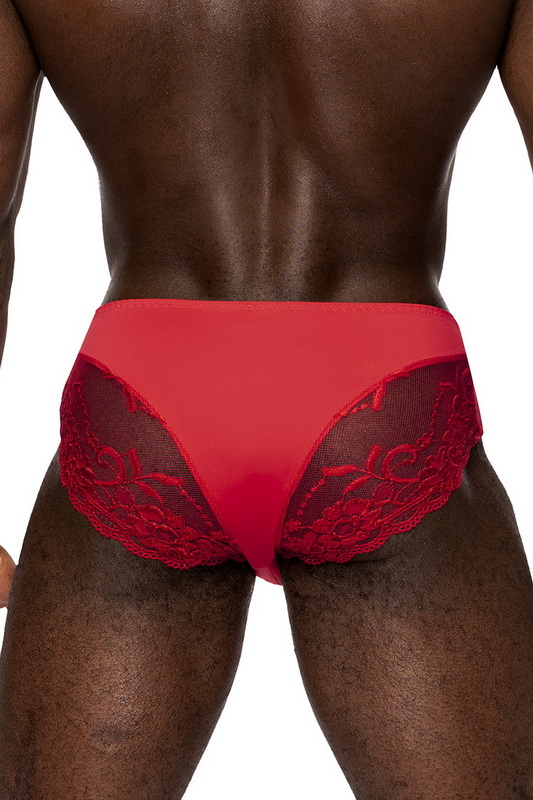 Men's Sassy Lace Bikini Bottom Blowout Deal image 1
