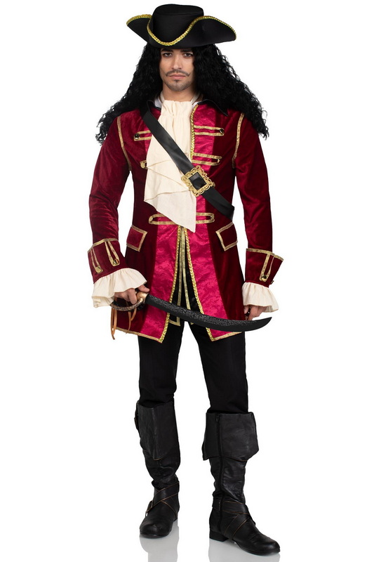 Men's Pirate Captain Halloween Costume Blowout Deal image 1