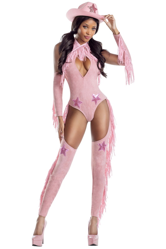 Rose Cowgirl Costume Blowout Deal