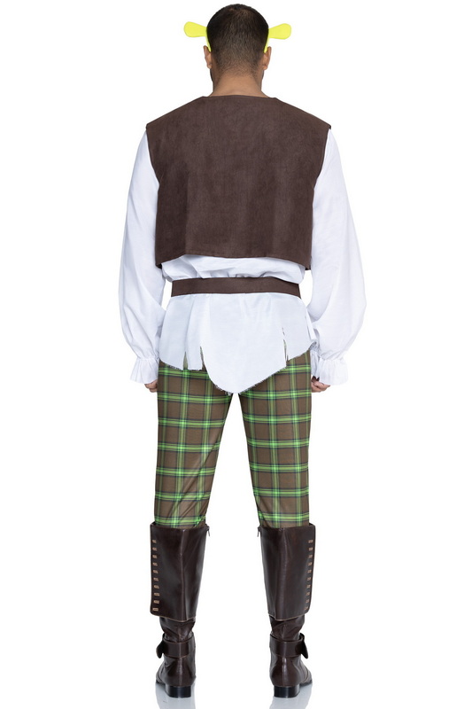 Men's 5 Piece Swamp Thing Halloween Costume image 1