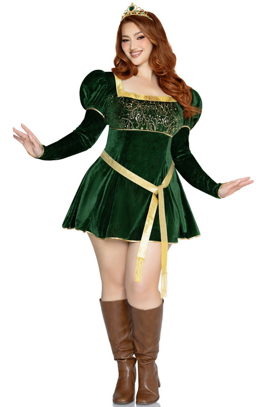 Plus Size Swamp Princess Halloween Costume image 2