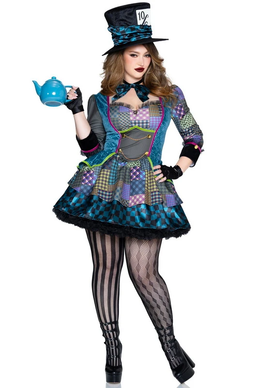 Plus Size Charming Darling Mad Halloween Costume