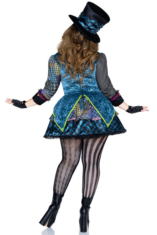 Plus Size Charming Darling Mad Halloween Costume image 1