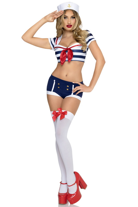 Pin Up Sailor Halloween Costume image 1