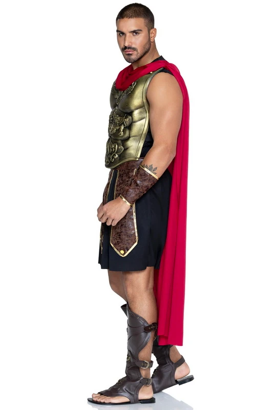 Men's Battle Gladiator Halloween Costume image 3
