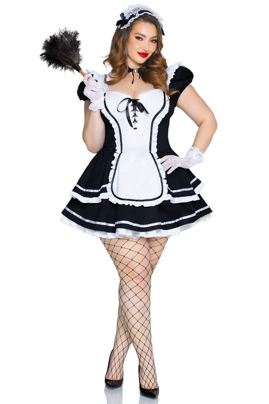 Plus Size Maid To Flirt Costume