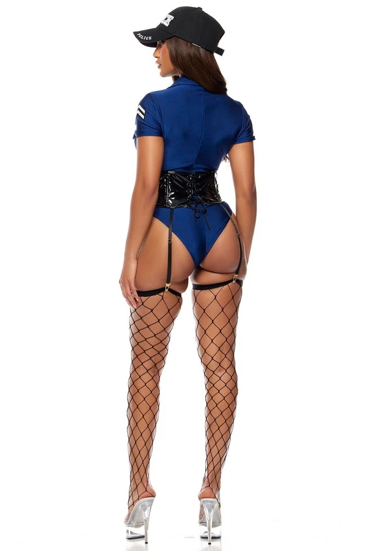 On Duty Women's Police Costume image 2