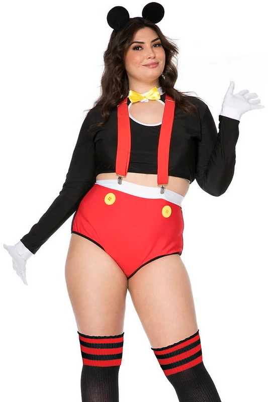 Plus Size Frisky Flirty Mouse Costume