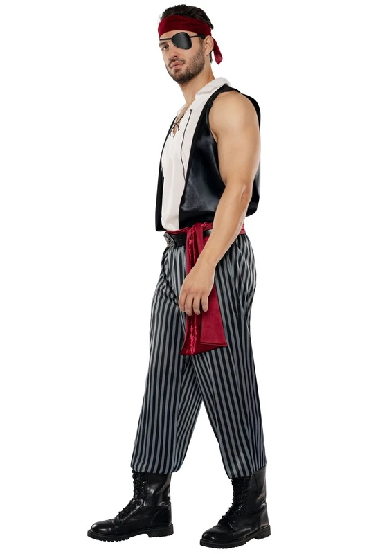 Men's Preppy Standard Pirate Costume image 1