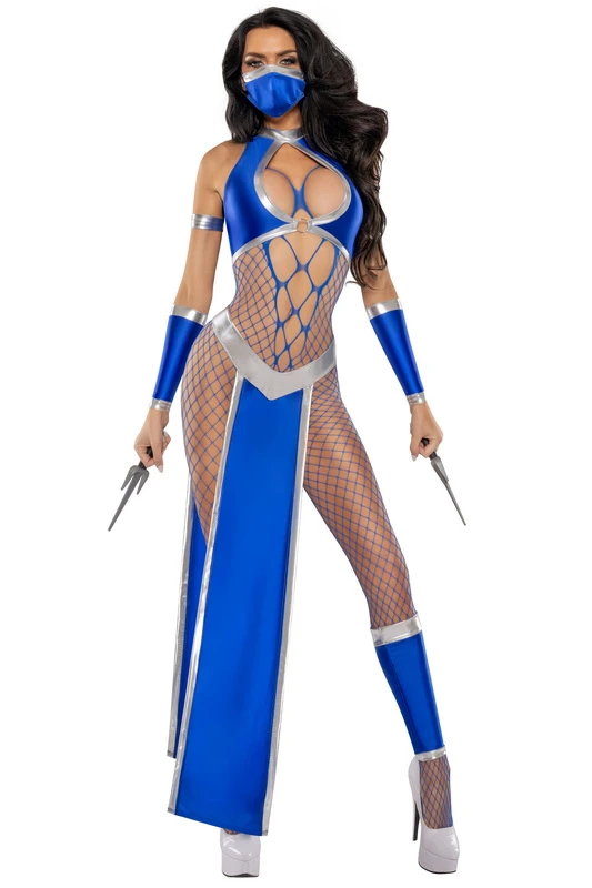 Beauty Blue Ninja Costume