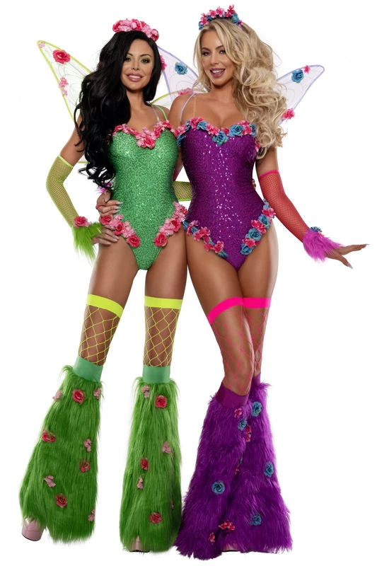 Green Rave Pixie Costume image 2