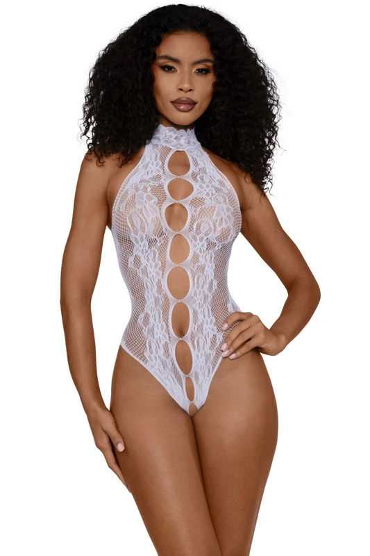 White Peek A Boo Madame Teddy