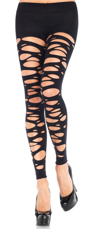 Hidden Exposure Footless Tights