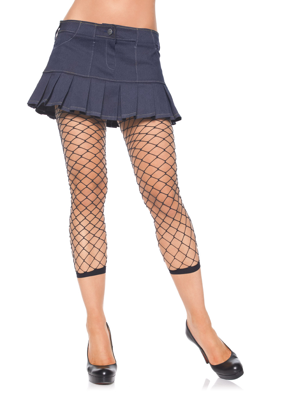 Fence Net Footless Tights