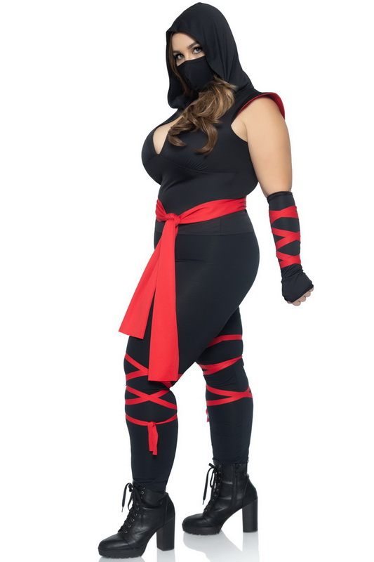 Plus Size Deadly Ninja Halloween Costume image 1