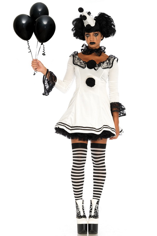 Pierrot Clown Costume image 1