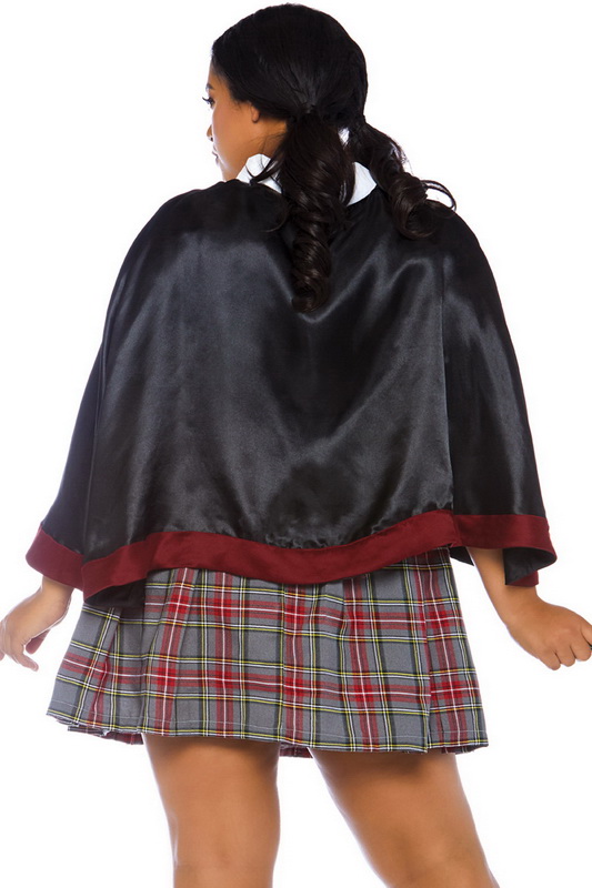 Plus Size Wizard School Girl Costume image 1