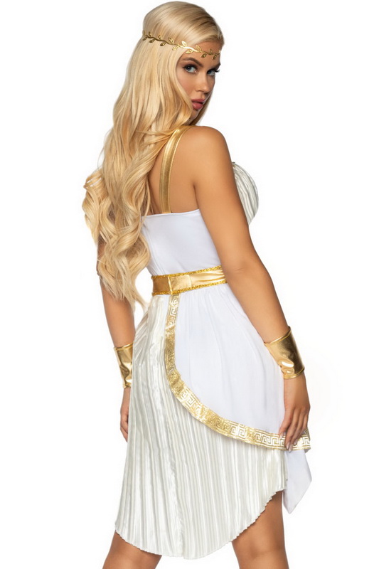 White Grecian Goddess Costume image 1