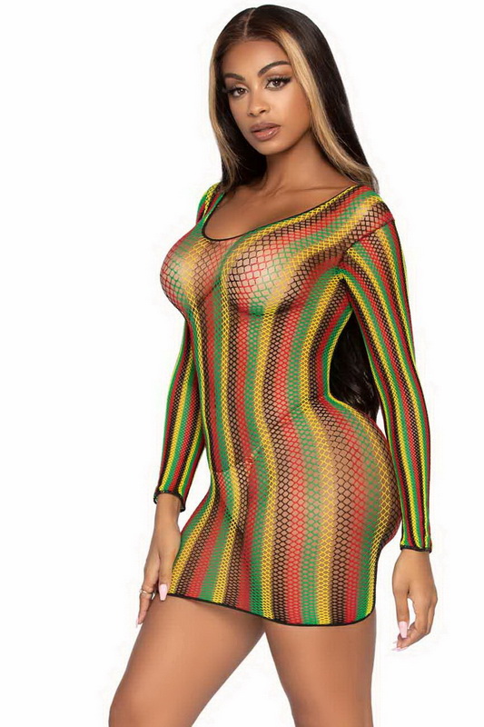 Rasta Net Lingerie Dress
