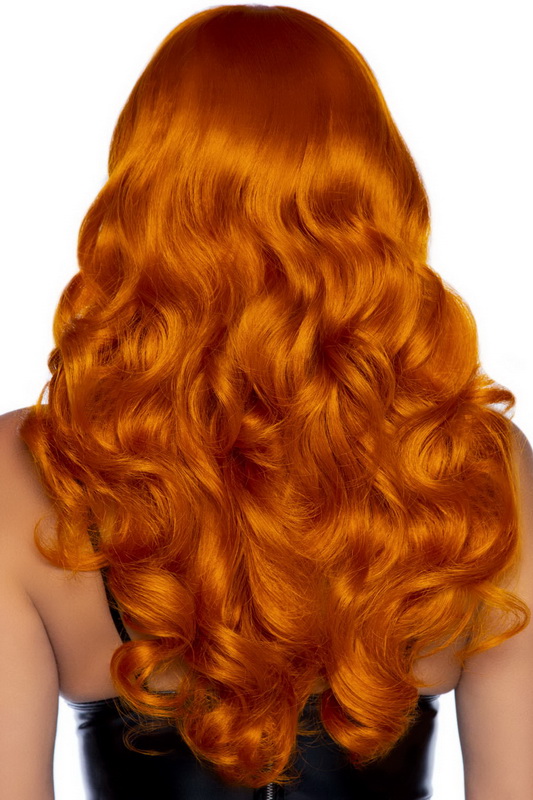 Ginger Misfit Long Wavy Bang Wig Spicy Lingerie 