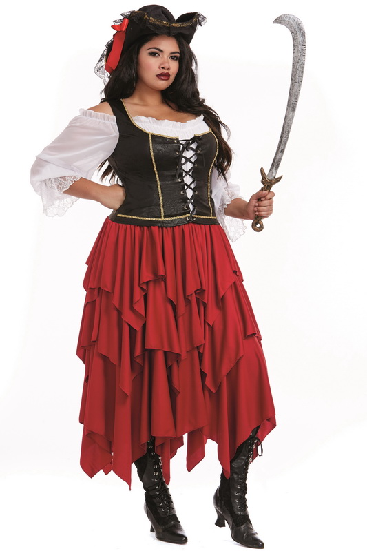 Plus Size Ships Ahoy Pirate Costume