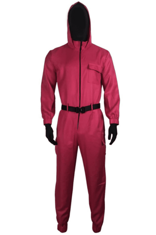 Squid Game Red Jumpsuit Costume