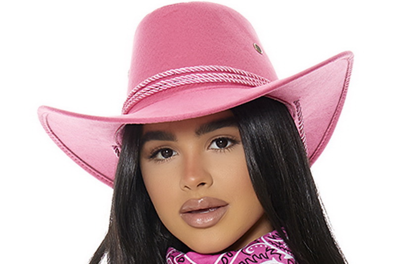 Pink Old Town Cowboy Hat