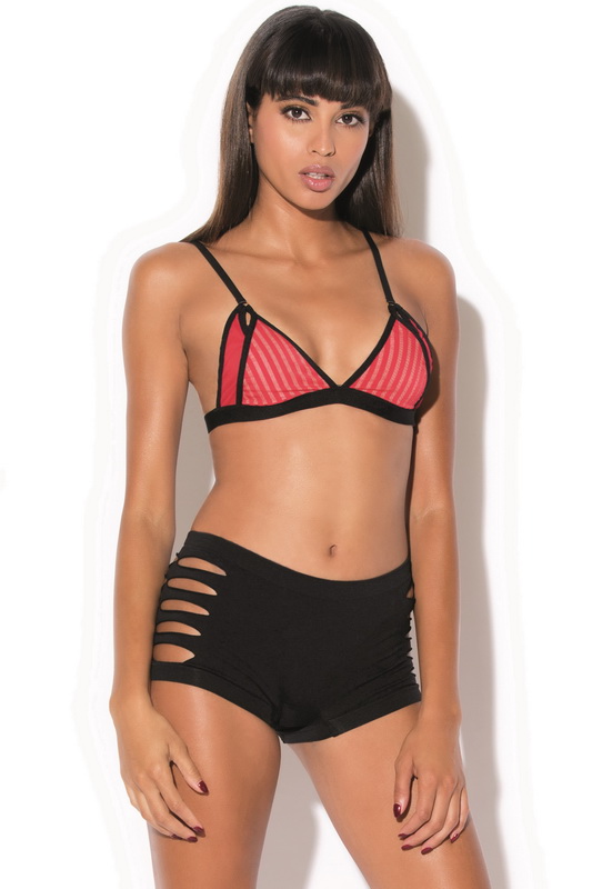 Red Mitsu Bralette image 1