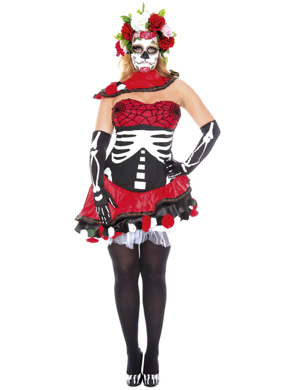 Plus Size Miss Muerta Sexy Costume- Spicy Lingerie