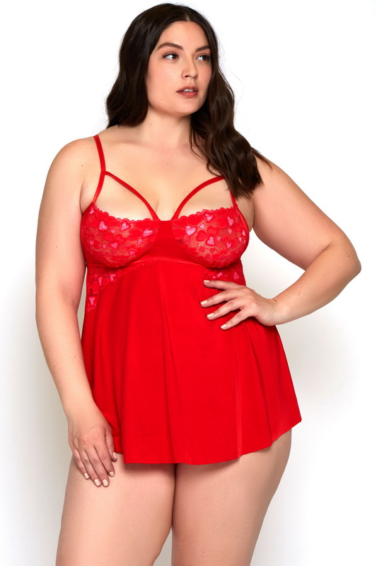 Plus Size Red Heart Valerie Babydoll