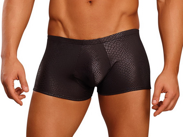Male Power Black Cobra Mini Short