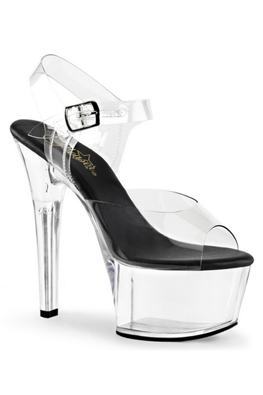 6" Heel Platform Ankle Strap Sandals