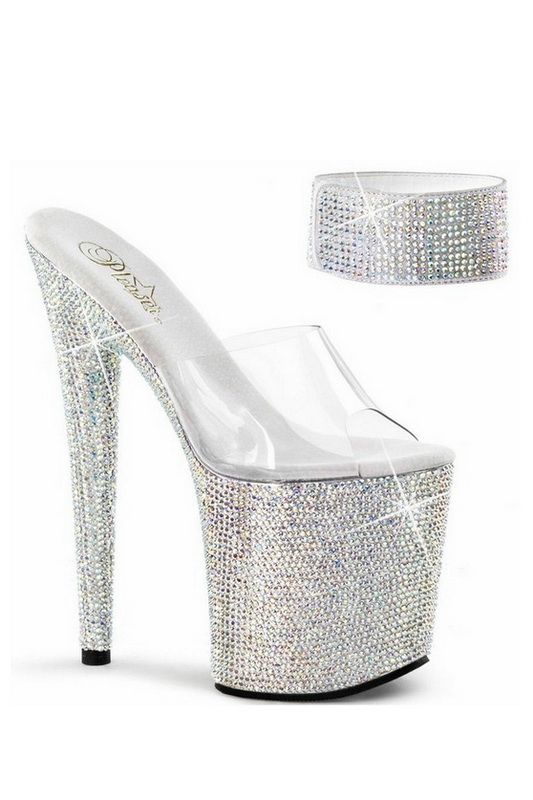 Bejeweled Sexy Rhinestone Fancy Heel