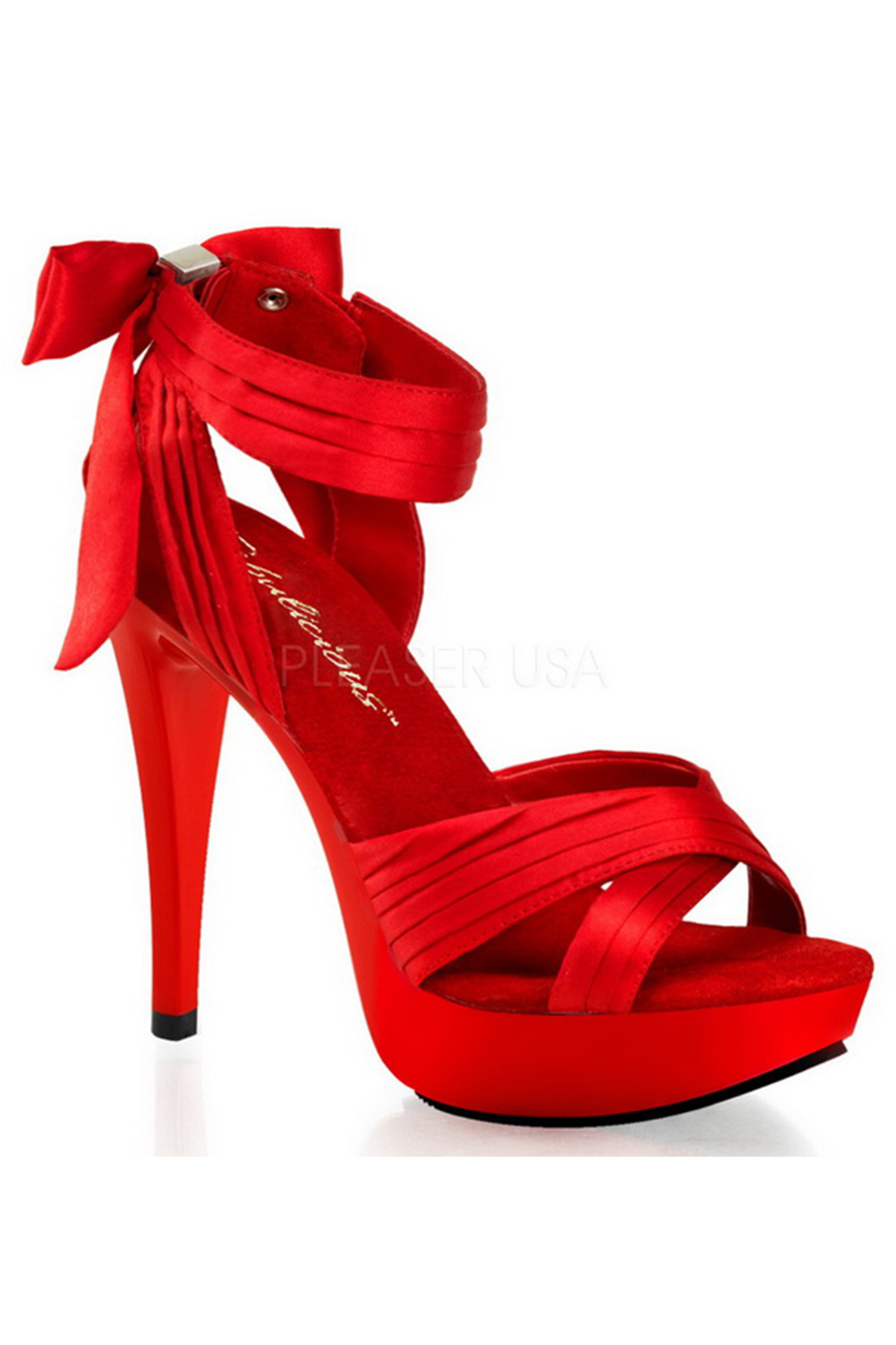 Clubwear Women Red Sexy Pointed Toe Patent Leather Stilettos Ankle