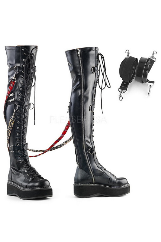 Bondage Knee High Boots