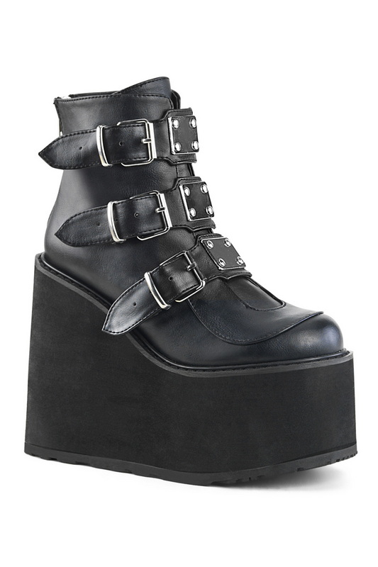 Black Vegan Leather image 1